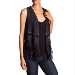 Rebecca Minkoff Women's Suede Blondie Fringe Vest